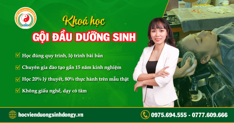 Khoá học gội đầu dưỡng sinh chuẩn Đông Y Trung Hoa