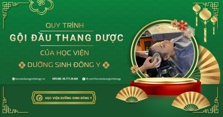 Quy trình gội đầu thang dược